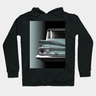 US American classic car 1960 park wood Hoodie